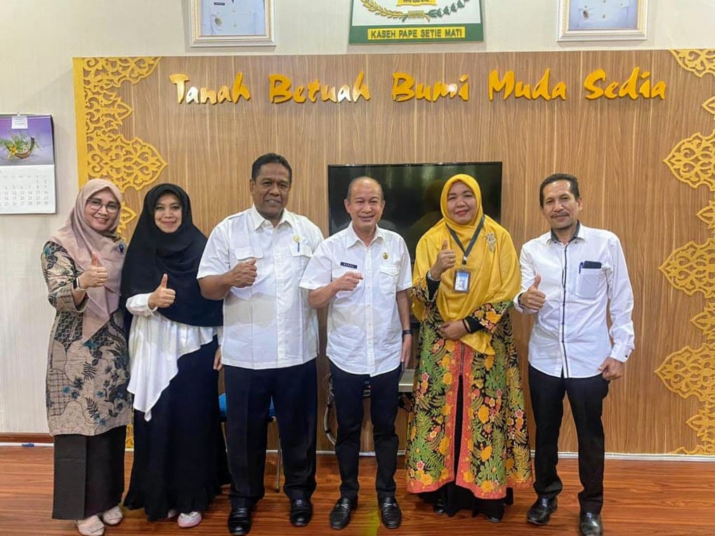 Kepala BGP Aceh Bersama Disdikbud Aceh Tamiang Audiensi Impelentasi Kurikulum Merdeka ke Bupati Aceh Tamiang