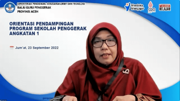 Balai Guru Penggerak Provinsi Aceh Gelar Kegiatan Orientasi Pendampingan Program Sekolah Penggerak Angkatan 1 Tahun Kedua