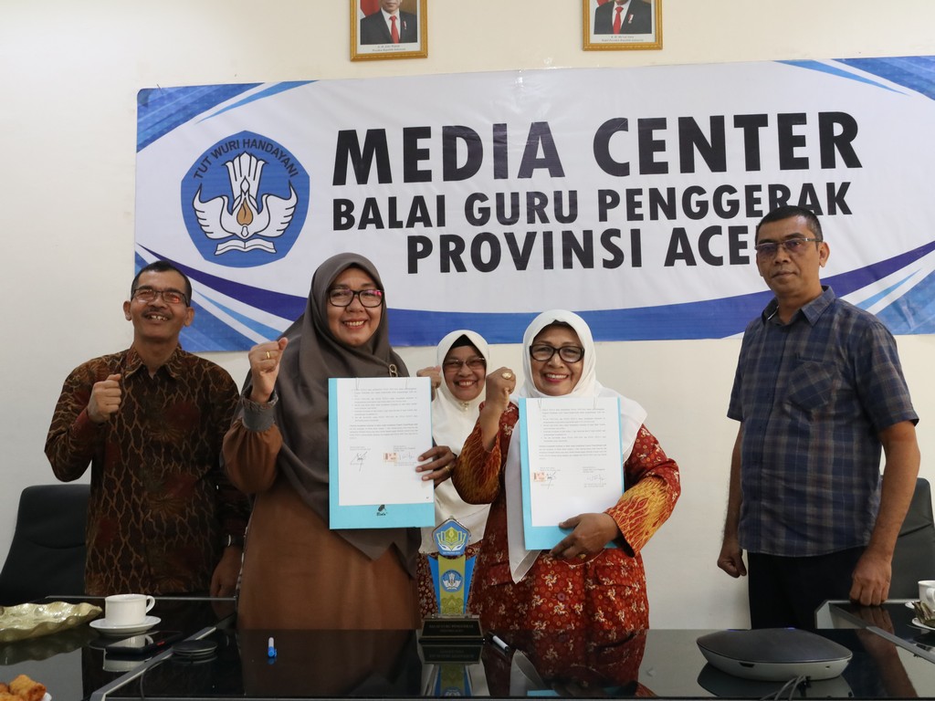 Penandatanganan Perjanjian Kerja Sama Antara Balai Guru Penggerak Provinsi Aceh dengan Ikatan Guru Taman Kanak-Kanak Indonesia (IGTKI) Aceh
