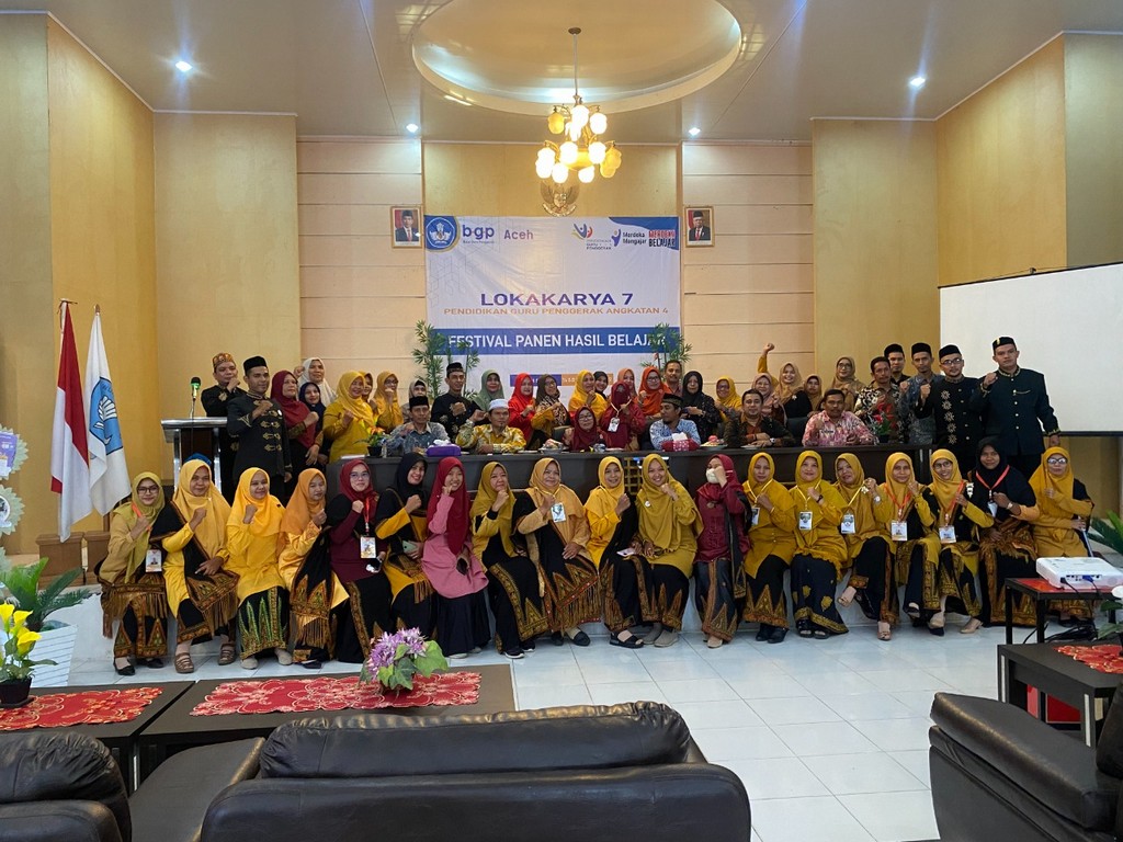 “Festival Panen Hasil Belajar” Lokakarya 7 Pendidikan Guru Penggerak Angkatan 4 Kab. Aceh Besar