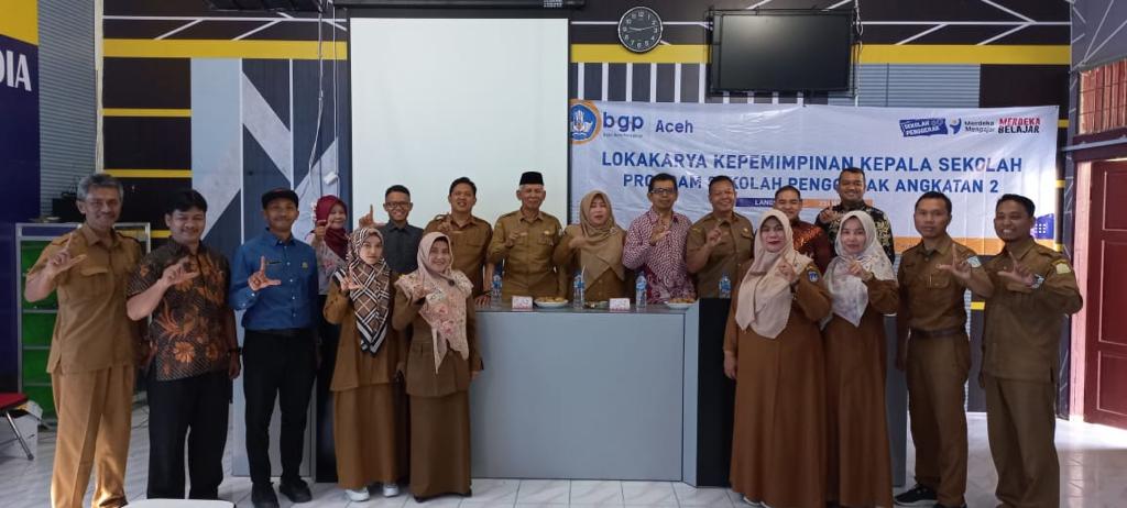Lokakarya Kepemimpinan Kepala Sekolah Program Sekolah Penggerak (PSP) Angkatan II Tahun 2023 di Kota Langsa
