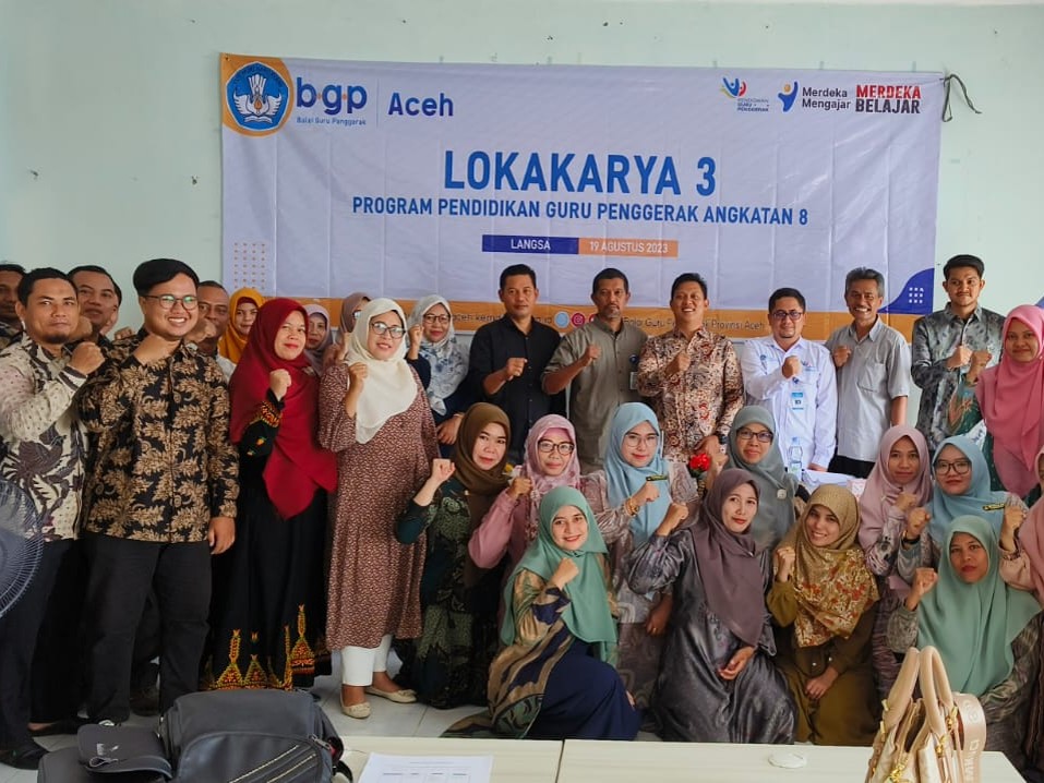 Lokakarya 3 Pendidikan Guru Penggerak Angkatan 8 Provinsi Aceh