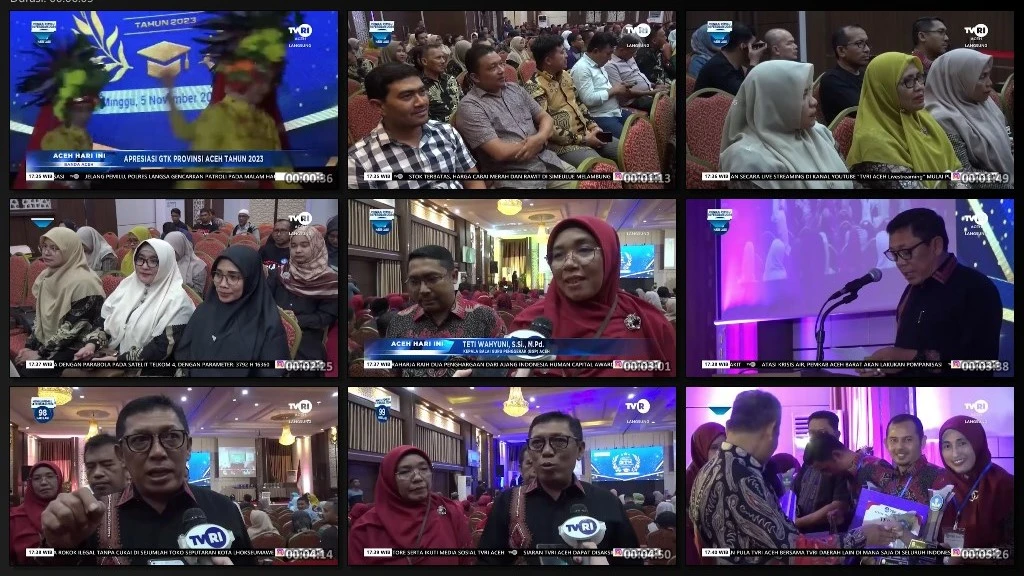 Malam Puncak Penganugerahan Apresiasi Guru dan Tenaga Kependidikan Aceh Tahun 2023